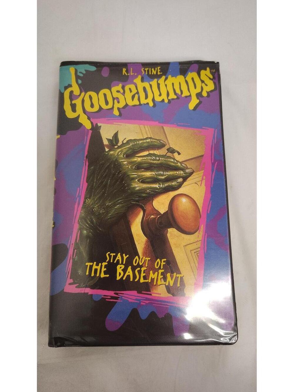 Goosebumps Stay Out of the Basement VHS Scholastic Horror Kids Tape